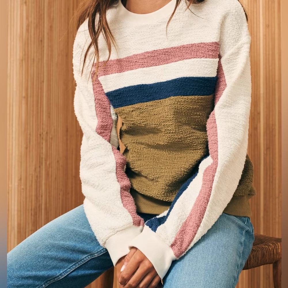 🍂NEW + unworn! Faherty Vista Pullover Women’s Medium - perfect for Fall